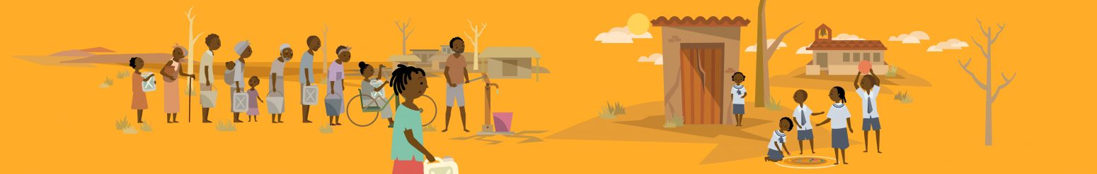 wateraid character illustration motion graphics